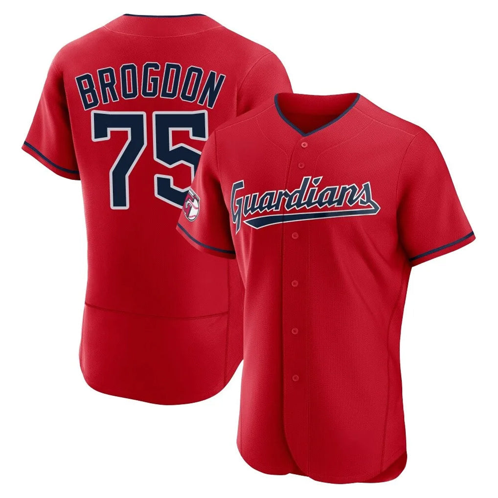 BIPIHUC C.Guardians #75 Connor Brogdon Player Red Limited Elite Home Stitched Jerseys
