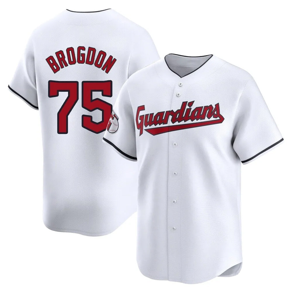 BIPIHUC C.Guardians #75 Connor Brogdon Player White Limited Home Stitched Jerseys