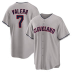 BIPIHUC C.Guardians #7 George Valera Player Gray Game Home Stitched Jerseys