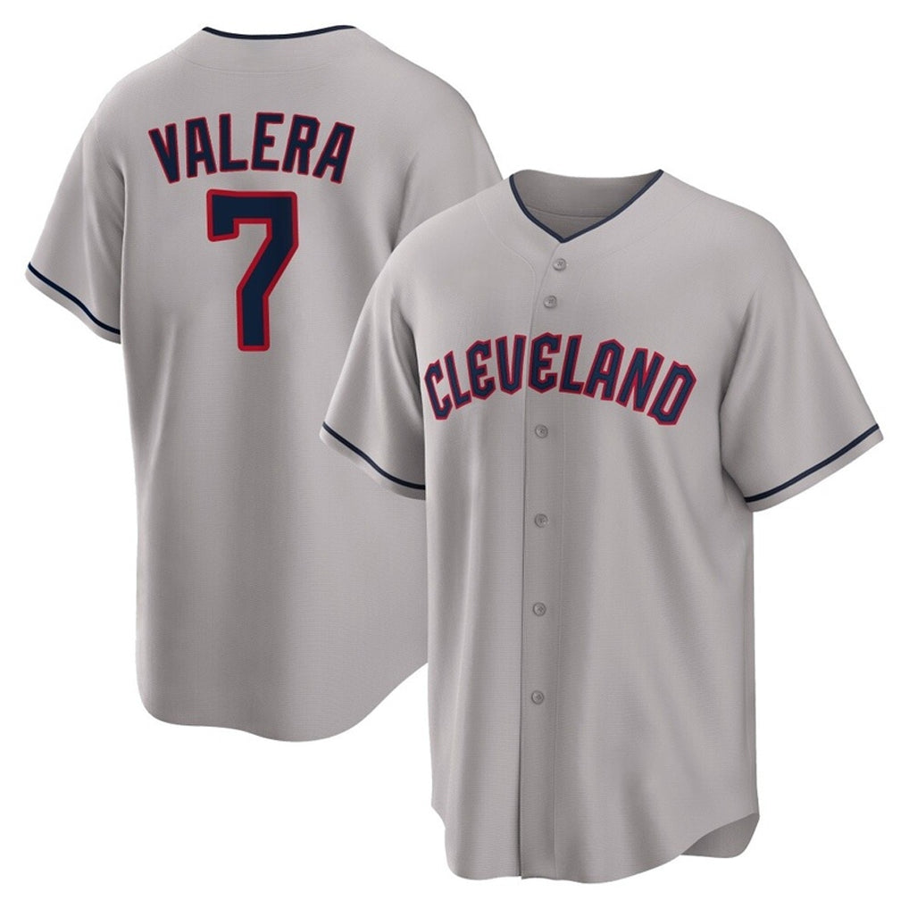 BIPIHUC C.Guardians #7 George Valera Player Gray Game Home Stitched Jerseys