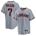 BIPIHUC C.Guardians #7 George Valera Player Gray Home Game Stitched Jerseys