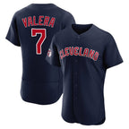 BIPIHUC C.Guardians #7 George Valera Player Navy Limited Elite Home Stitched Jerseys