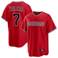 BIPIHUC C.Guardians #7 George Valera Player Red Home Game Stitched Jerseys