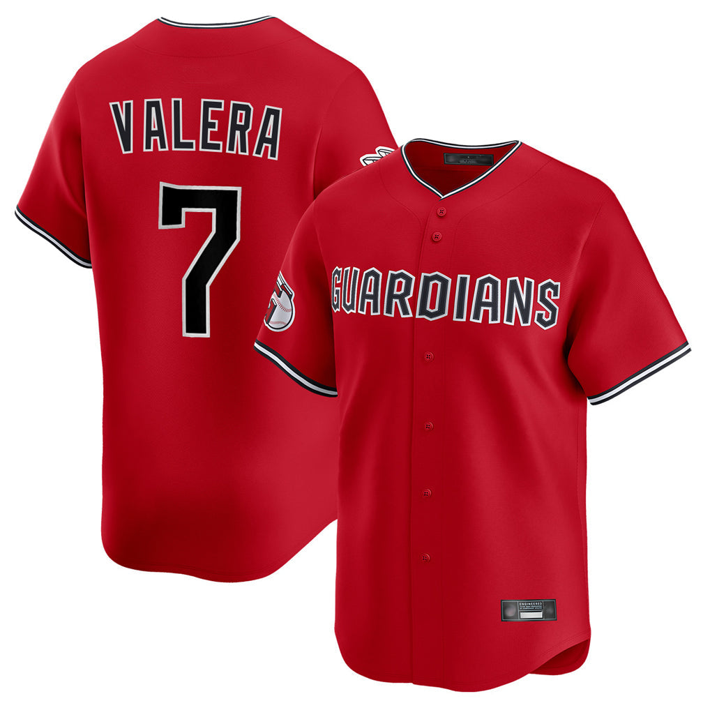 BIPIHUC C.Guardians #7 George Valera Player Red Limited Home Stitched Jerseys