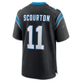 BIPIHUC C.Panthers #11 Nic Scourton Player Black Home Game Stitched Jerseys