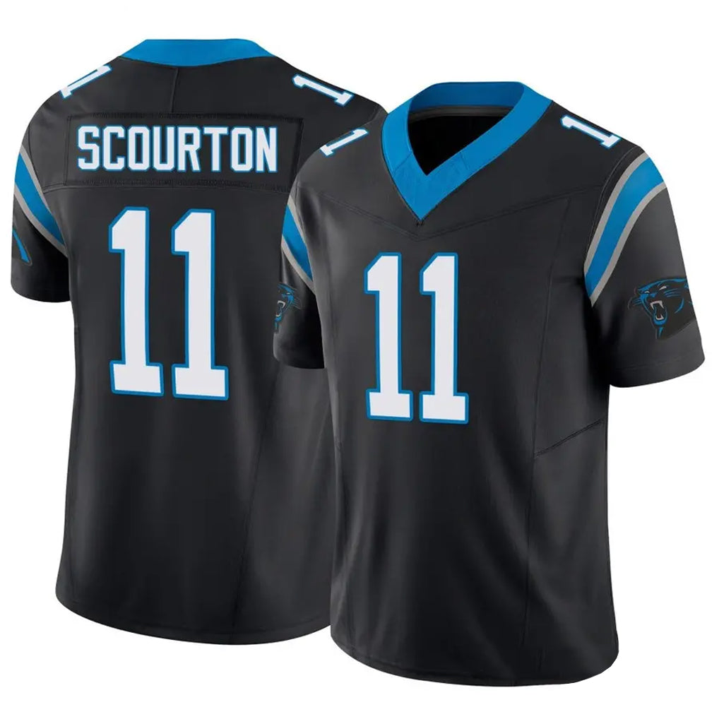BIPIHUC C.Panthers #11 Nic Scourton Player Black Vapor F.U.S.E. Limited Stitched Jerseys