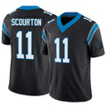 BIPIHUC C.Panthers #11 Nic Scourton Player Black Vapor F.U.S.E. Limited Stitched Jerseys