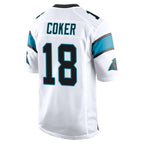BIPIHUC C.Panthers #18 Jalen Coker Player White Game Stitched Jerseys