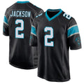 BIPIHUC C.Panthers #2 Mike Jackson Player Black Game Stitched Jerseys