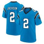 BIPIHUC C.Panthers #2 Mike Jackson Player Blue Home Game Stitched Jerseys