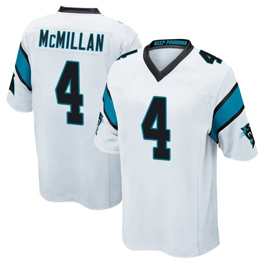 BIPIHUC C.Panthers #4 Tetairoa McMillan Player White Game Stitched Jerseys