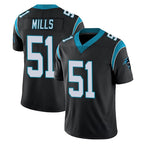 BIPIHUC C.Panthers #51 Sam Mills Player Black Vapor Untouchable Limited Game Stitched Jerseys