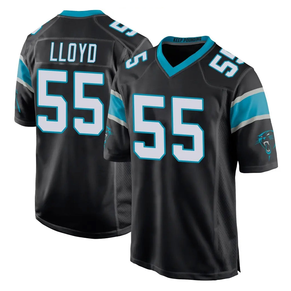 BIPIHUC C.Panthers #55 Devin Lloyd Player Black Game Stitched Jerseys