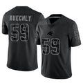 BIPIHUC C.Panthers #59 Luke Kuechly Player Black REFLECTIVE Limited Stitched Jerseys