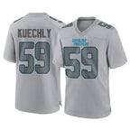 BIPIHUC C.Panthers #59 Luke Kuechly Player Gray Atmosphere Fashion Game Stitched Jerseys