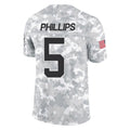 BIPIHUC C.Panthers #5 Jaelan Phillips Player Arctic Camo Salute to Service Limited Game Stitched Jerseys