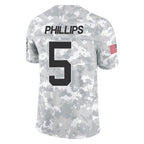 BIPIHUC C.Panthers #5 Jaelan Phillips Player Arctic Camo Salute to Service Limited Game Stitched Jerseys