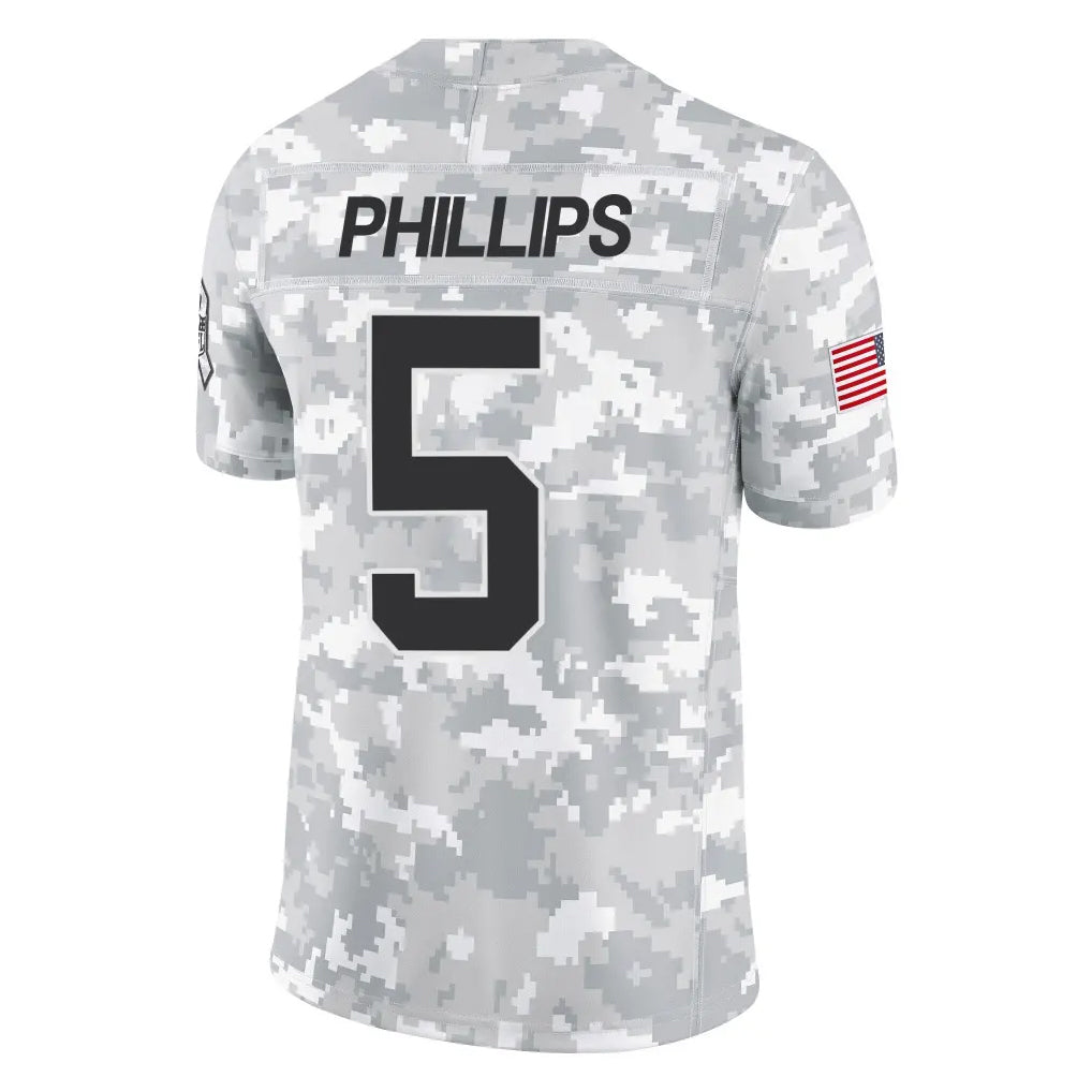 BIPIHUC C.Panthers #5 Jaelan Phillips Player Arctic Camo Salute to Service Limited Game Stitched Jerseys