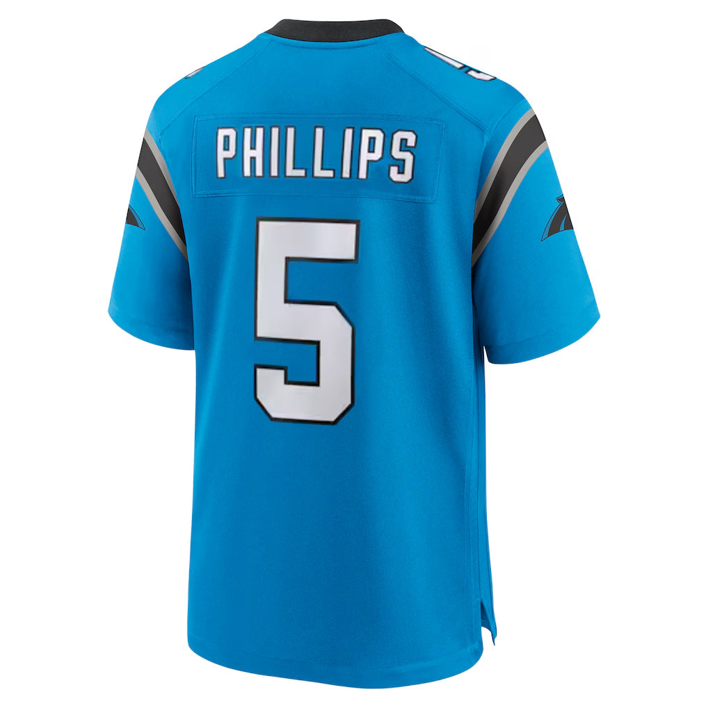 BIPIHUC C.Panthers #5 Rico Dowdle Player Blue Home Game Stitched Jerseys