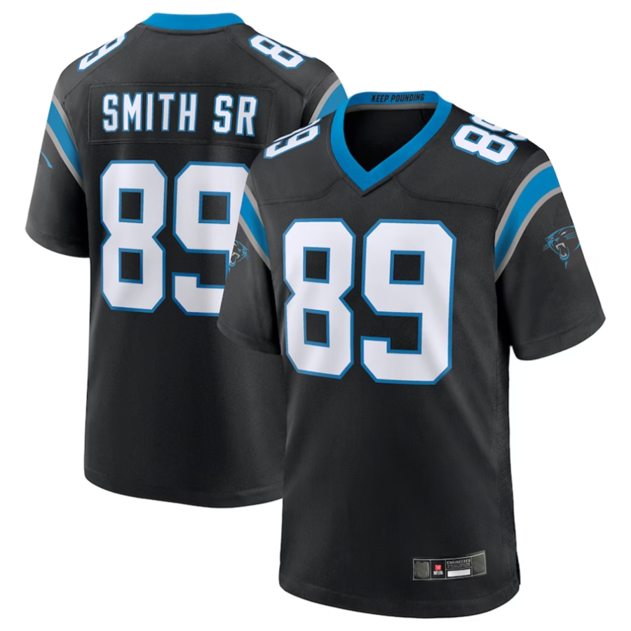 BIPIHUC C.Panthers #89 Steve Smith Sr. Black Retired Player Game Stitched Jerseys