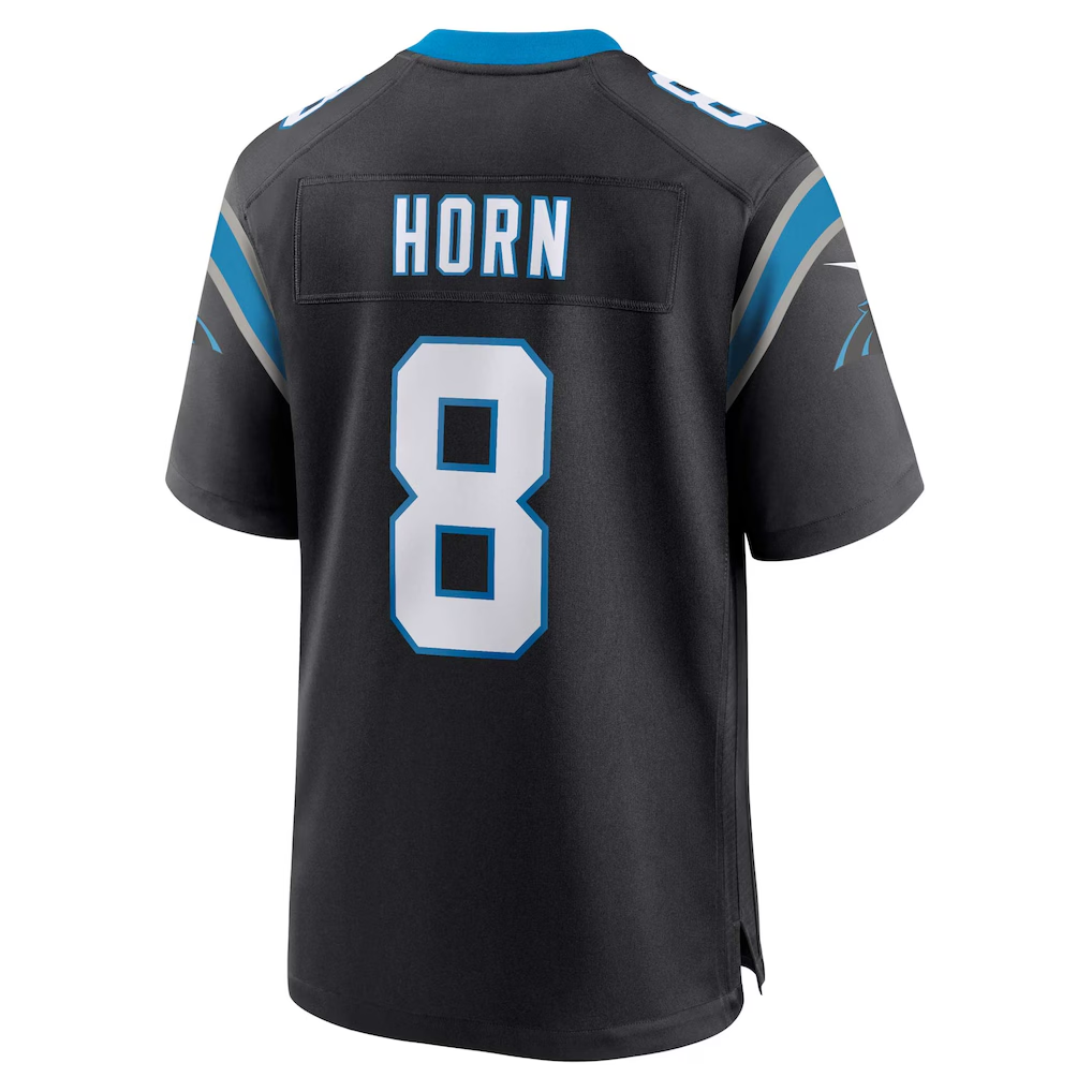 BIPIHUC C.Panthers #8 Jaycee Horn Black Game Stitched Jerseys