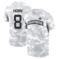 BIPIHUC C.Panthers #8 Jaycee Horn Player Salute to Service Hoodies & T-Shirts Stitched Jerseys