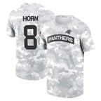 BIPIHUC C.Panthers #8 Jaycee Horn Player Salute to Service Hoodies & T-Shirts Stitched Jerseys