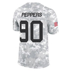 BIPIHUC C.Panthers #90 Julius Peppers Player Arctic Camo Salute to Service Limited Game Stitched Jerseys