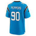 BIPIHUC C.Panthers #90 Julius Peppers Player Blue Home Game Stitched Jerseys
