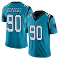 BIPIHUC C.Panthers #90 Julius Peppers Player Blue Vapor Untouchable Limited Game Stitched Jerseys