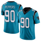 BIPIHUC C.Panthers #90 Julius Peppers Player Blue Vapor Untouchable Limited Game Stitched Jerseys