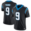 BIPIHUC C.Panthers #9 Bryce Young Black Vapor F.U.S.E. Limited Home Game Stitched Jerseys