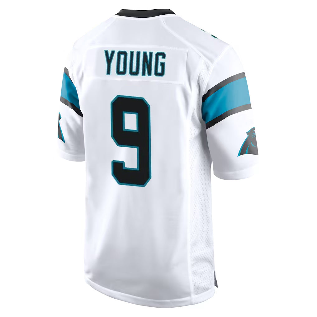BIPIHUC C.Panthers #9 Bryce Young Player White Game Stitched Jerseys