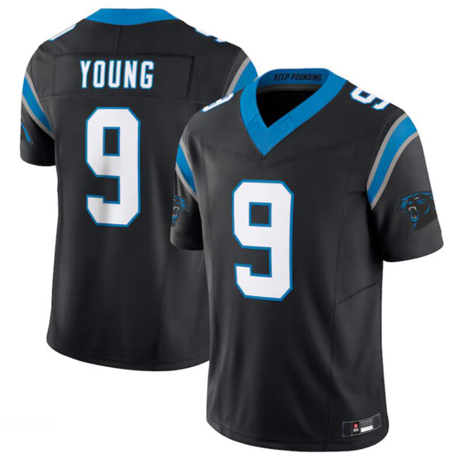 BIPIHUC C.Panthers #9 Bryce Young Black Vapor F.U.S.E. Limited Jersey American Stitched Jerseys