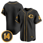 BIPIHUC C.Reds Black-Gold Vapor Premier Limited Home Blank Player Stitched Jerseys