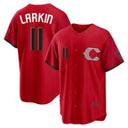 BIPIHUC C.Reds #11 Barry Larkin Player Red 2026 City Connect Home Game Stitched Jerseys