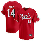 BIPIHUC C.Reds #14 Pete Rose Player Red Home Limited Stitched Jerseys