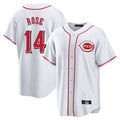 BIPIHUC C.Reds #14 Pete Rose Player White Game Home Stitched Jerseys