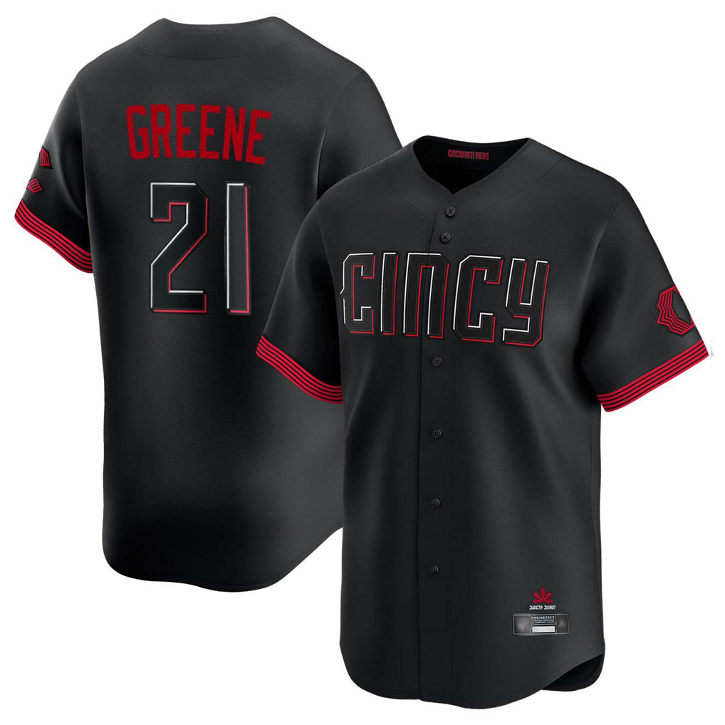 BIPIHUC C.Reds #21 Hunter Greene Player Black City Connect Home Limited Stitched Jerseys