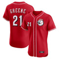 BIPIHUC C.Reds #21 Hunter Greene Player Red Limited Elite Home Game Stitched Jerseys