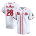 BIPIHUC C.Reds #28 Eugenio Su¡§¡érez Player White Home Limited Stitched Jerseys