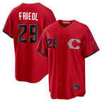 BIPIHUC C.Reds #29 TJ Friedl Player Red 2026 City Connect Home Game Stitched Jerseys