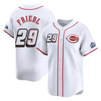 BIPIHUC C.Reds #29 TJ Friedl Player White Speedway Classic Home Limited Stitched Jerseys