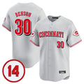 BIPIHUC C.Reds #30 Ken Griffey Player Gray Vapor Premier Limited Home Stitched Jerseys