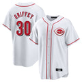 BIPIHUC C.Reds #30 Ken Griffey Player White Game Home Stitched Jerseys