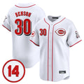 BIPIHUC C.Reds #30 Ken Griffey Player White Vapor Premier Limited Home Stitched Jerseys