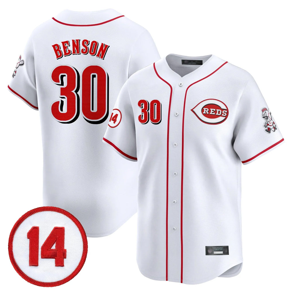 BIPIHUC C.Reds #30 Ken Griffey Player White Vapor Premier Limited Home Stitched Jerseys