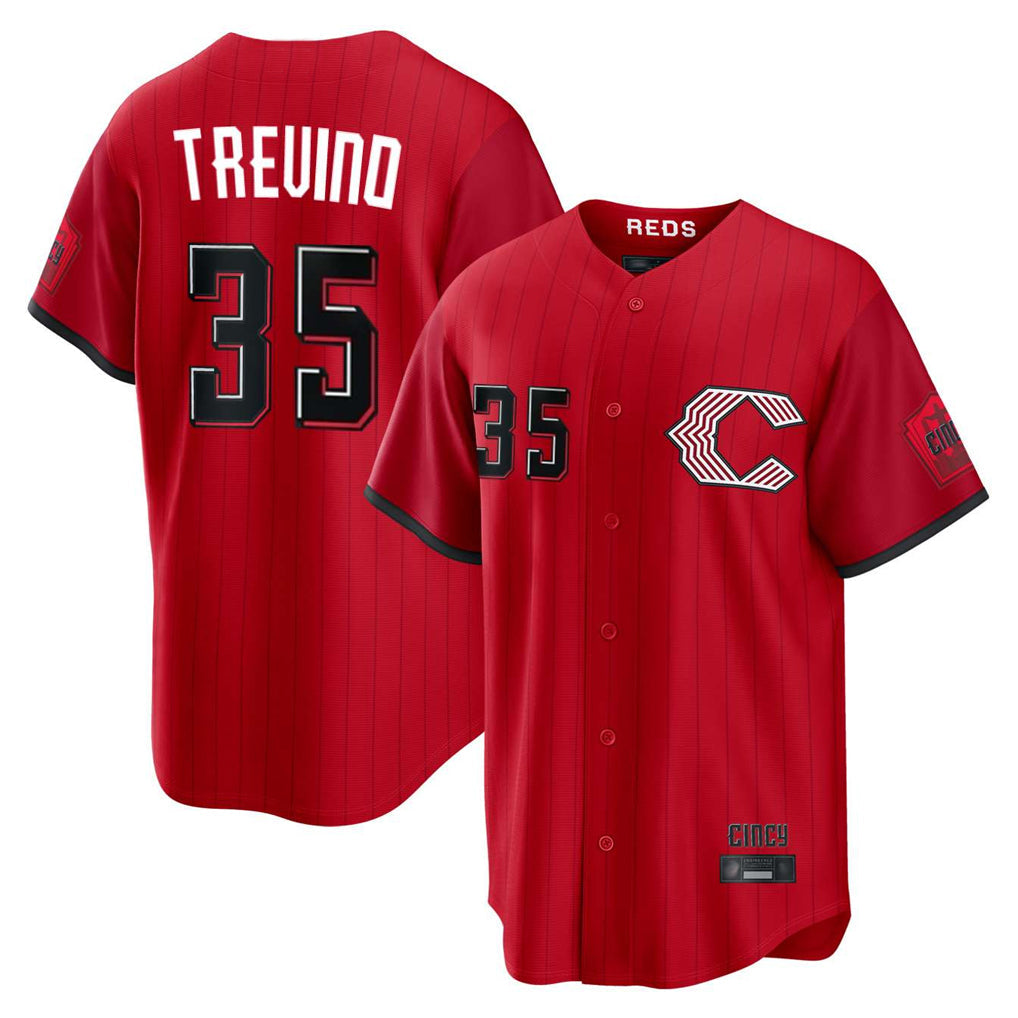 BIPIHUC C.Reds #35 Jose Trevino Player Red 2026 City Connect Home Game Stitched Jerseys