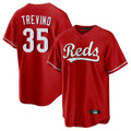 BIPIHUC C.Reds #35 Jose Trevino Player Red Home Game Stitched Jerseys