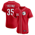 BIPIHUC C.Reds #35 Jose Trevino Player Red Limited Elite Home Game Stitched Jerseys